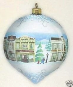 2008 Christmas On Main Street Nostalgic Houses & Shops Ball Ltd. Qty. (Slightly Damaged Box)
