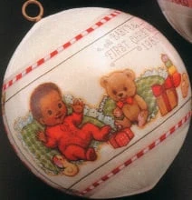 1981 Baby's First Christmas African American Ball (No Box)