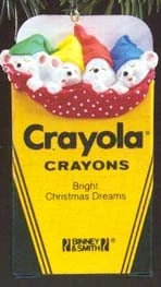 1987 Crayola Crayons Bright Christmas Dreams