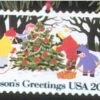 1994 U.S. Christmas Stamp 2nd -Cheap Hallmark Store 94stamp