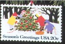 1994 U.S. Christmas Stamp 2nd
