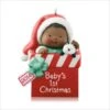 2014 Baby's 1st Christmas African American -Cheap Hallmark Store QSM7743