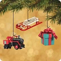 2002 Santa's Big Night Christmas Morning Treasures (Slightly Damaged Box)