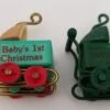 1991 Baby's First Christmas Carriage *Miniature *Hand Painted Prototype -Cheap Hallmark Store babysfirst2