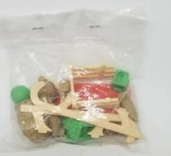 1984 Baby's First Christmas Bear In Sled *Breakdown Mold In Pieces