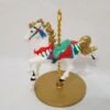 1989 Christmas Carousel Horse - Snow -Cheap Hallmark Store carsnow