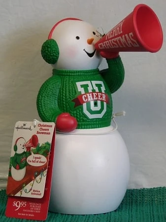 2012 Christmas Cheers Snowman Cheerleader