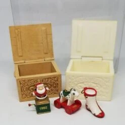 1992 Christmas Treasures *Club Limited Ed Mini Orn Set *Hand Painted Artist Prototypes & Mold Sample