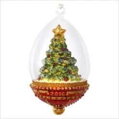 2016 Heritage Christmas Tree Dome *Blown Glass (Slightly Damaged Box)