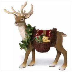 2016 Father Christmas Reindeer Tabletop Display